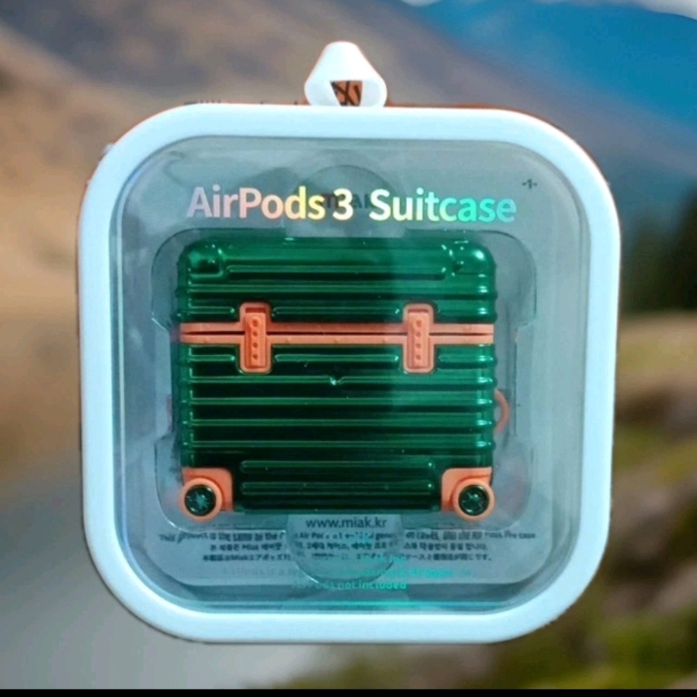 Miak AirPods 3 Airpods Protective Case Luggage Shaped Green